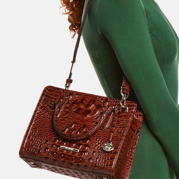 ✅ Brahmin CAMI EVERLASTING ENCORE Melbourne Leather Satchel ✨NWT, COA, DUST BAG - Picture 11 of 17